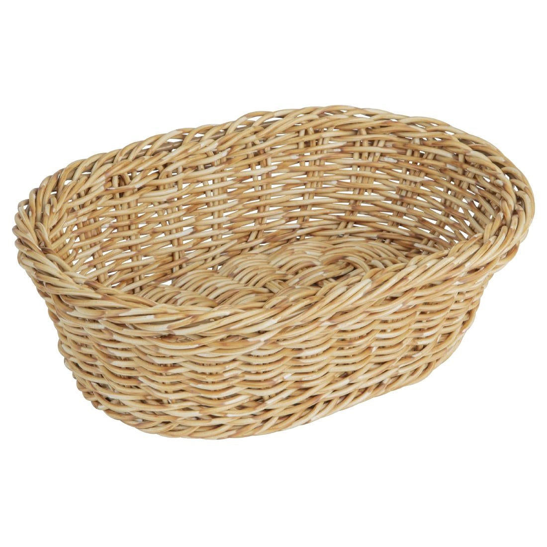JA352 Olympia Oval Basket Light Polywicker - 240x170x70mm