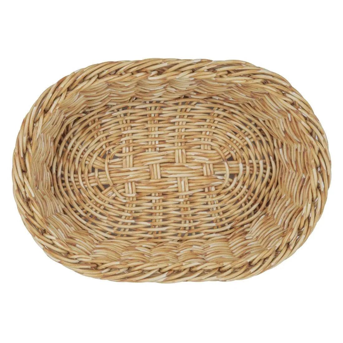JA352 Olympia Oval Basket Light Polywicker - 240x170x70mm
