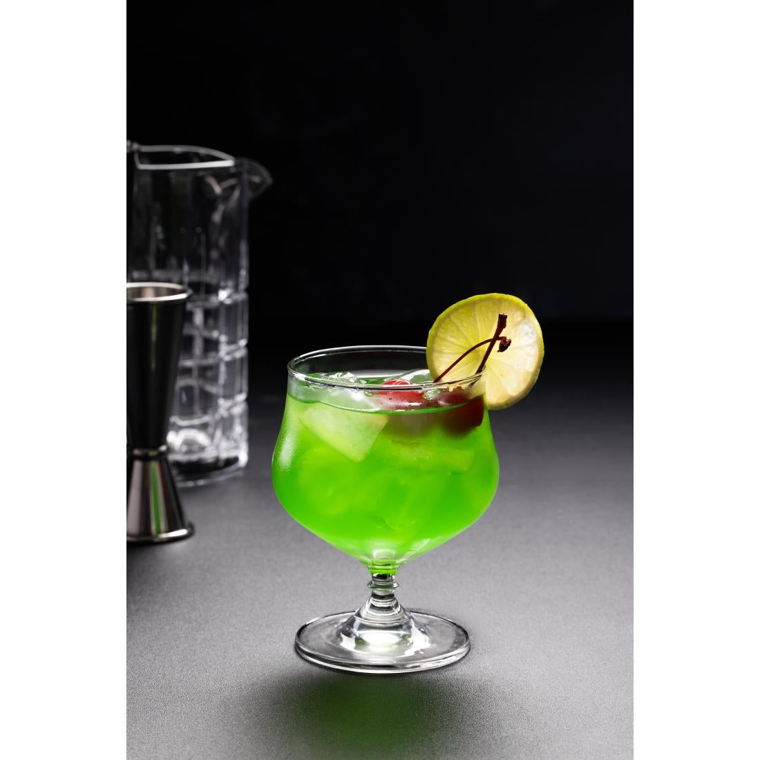 JA368 Olympia Lillie Short Stem Goblet Glass - 300ml (Box 6)