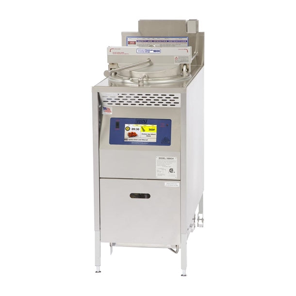 JA408 - Vizu Electric Pressure Fryer BR1800CEEST with Smart Touch Controller