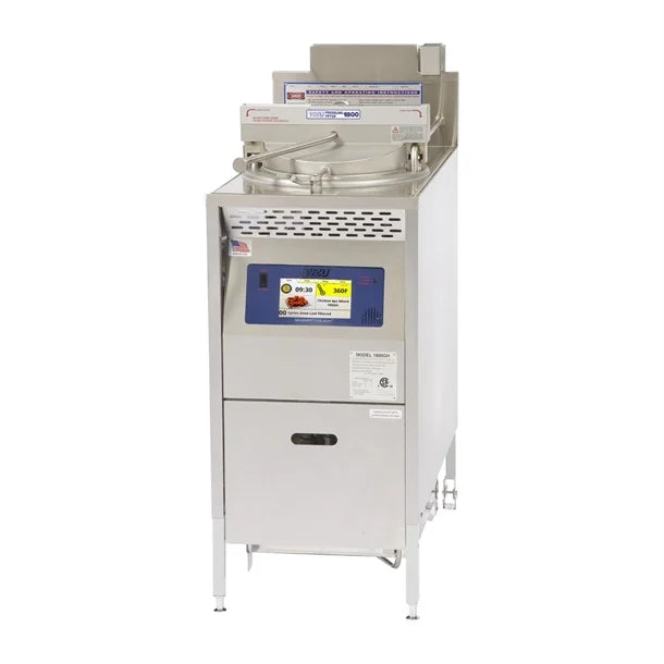 JA409 - Vizu Gas Pressure Fryer BR1800CELPGST with Smart Touch Controller LPG Gas