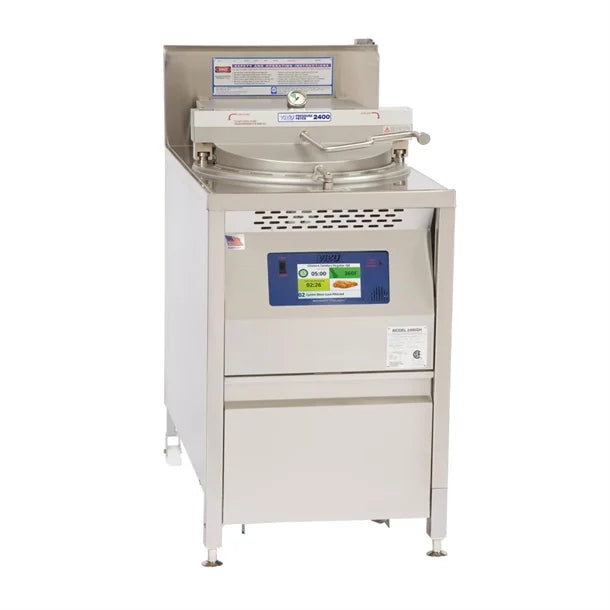 JA411 - Vizu Electric Pressure Fryer BR2400CEEST with Smart Touch Controller