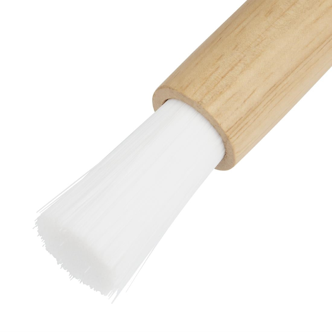 JA524 Vogue Wooden Handle Round Pastry Brush - 25mm