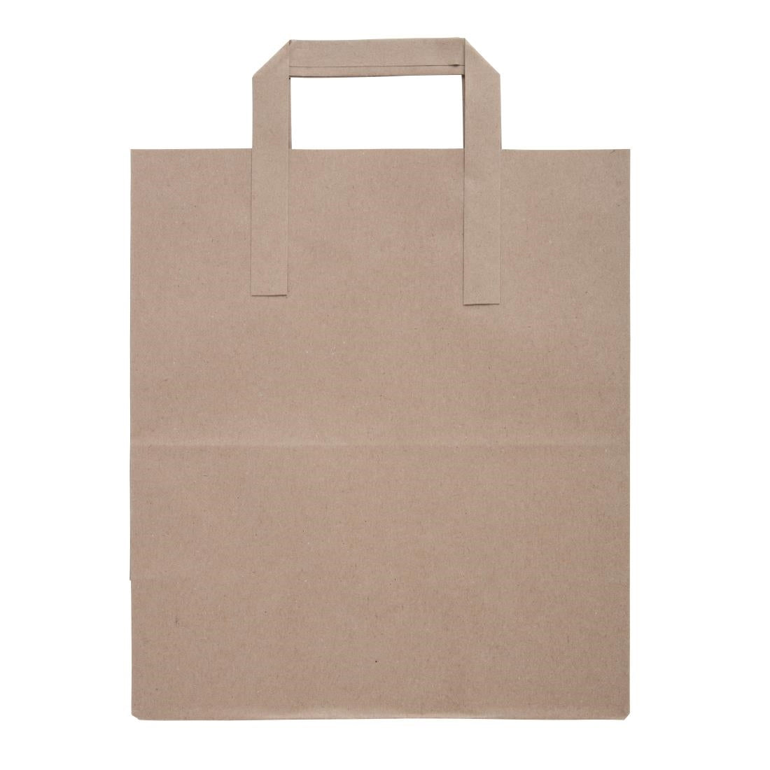 JA529 Fiesta Recyclable Flat Handle Bag Brown – Large (Pack 250)