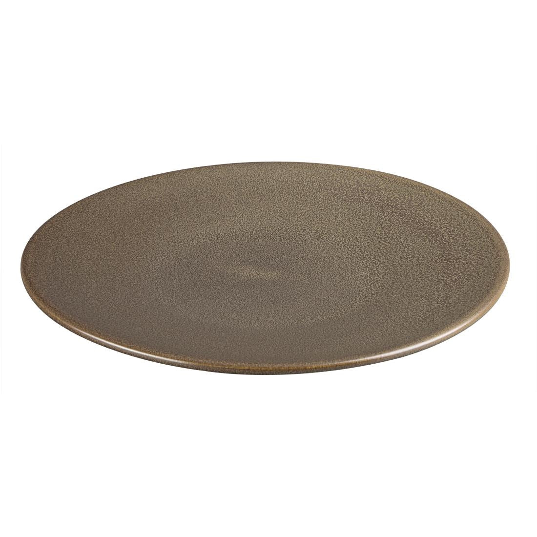 JA550 Olympia Ember Mahogany Coupe Plate - 275mm 11" (Box 4)