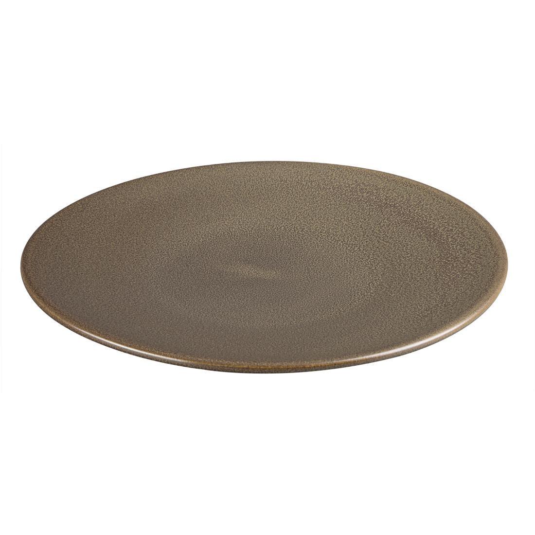 JA550 Olympia Ember Mahogany Coupe Plate - 275mm 11" (Box 4)