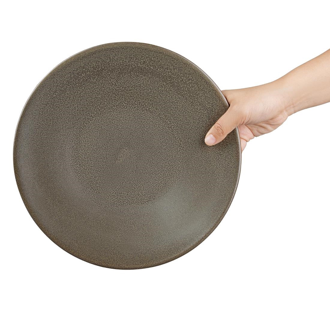 JA550 Olympia Ember Mahogany Coupe Plate - 275mm 11" (Box 4)