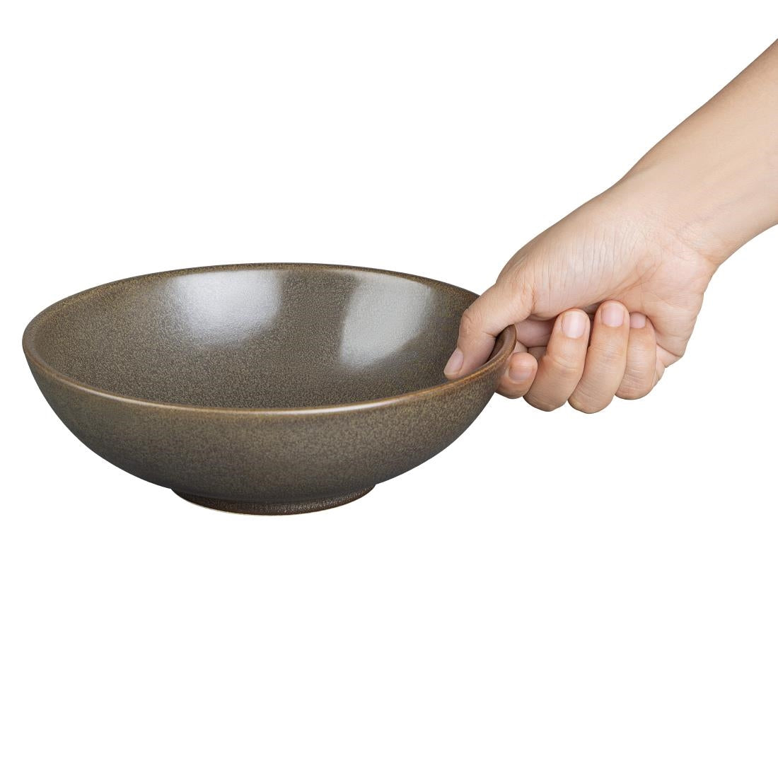 JA555 Olympia Ember Mahogany Coupe Bowl - 200x65mm 8" (Box 4)