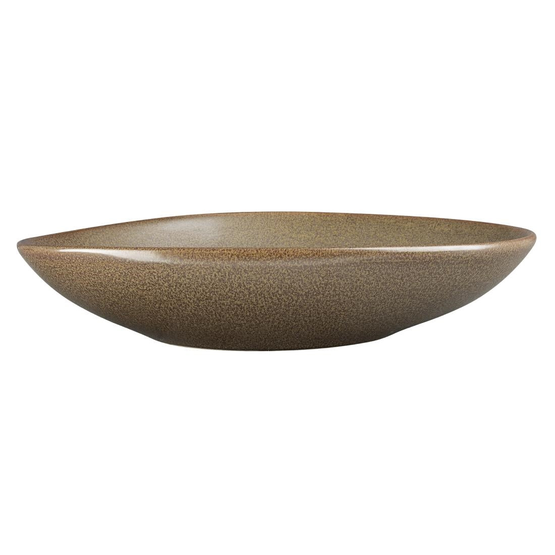 JA560 Olympia Ember Mahogany Triangle Bowl - 245x220mm 9 1/2" (Box 4)