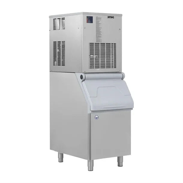 JA563 Simag Modular Ice Flaker 320kg with 252kg Storage Bin & Adaptor
