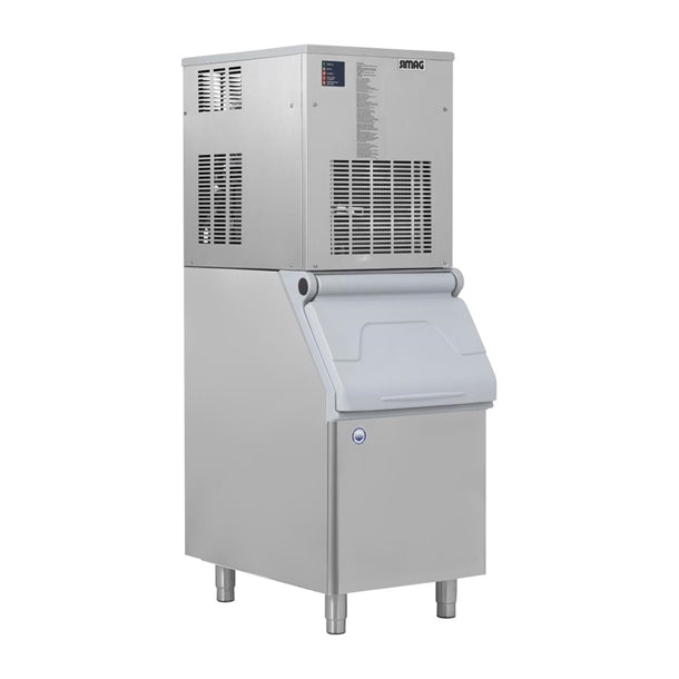 JA564 Simag Modular Ice Flaker 600kg with 406kg Storage Bin & Adaptor