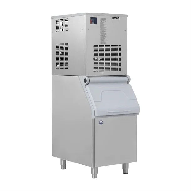 JA564 Simag Modular Ice Flaker 600kg with 406kg Storage Bin & Adaptor