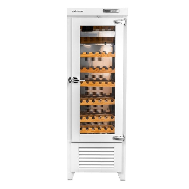 JA577 Infrico Upright Single Door Wine Storage Cabinet (90 Bottles)