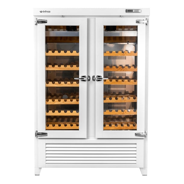 JA578 Infrico Upright Double Door Wine Cellar (180 Bottles)