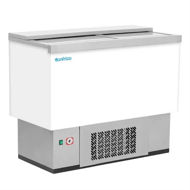 JA582 Infrico White Steel Bottle Well 180 IN-EFP1000WH