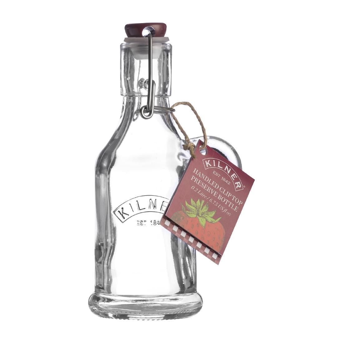 JA602 - Kilner Handled Clip Top Bottle 200ml