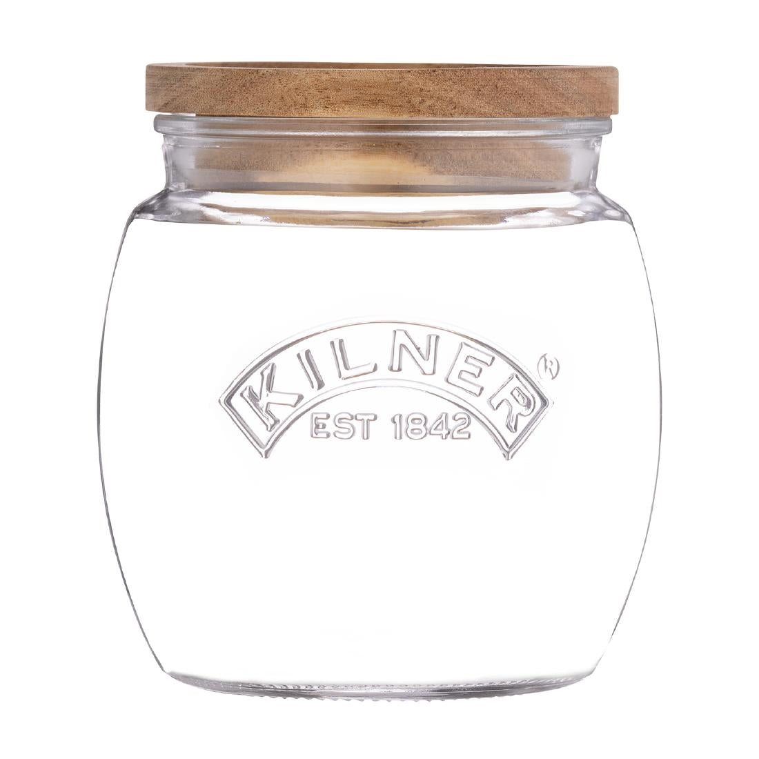 JA603 - Kilner Universal Jar with Acacia Wooden Lid 850ml