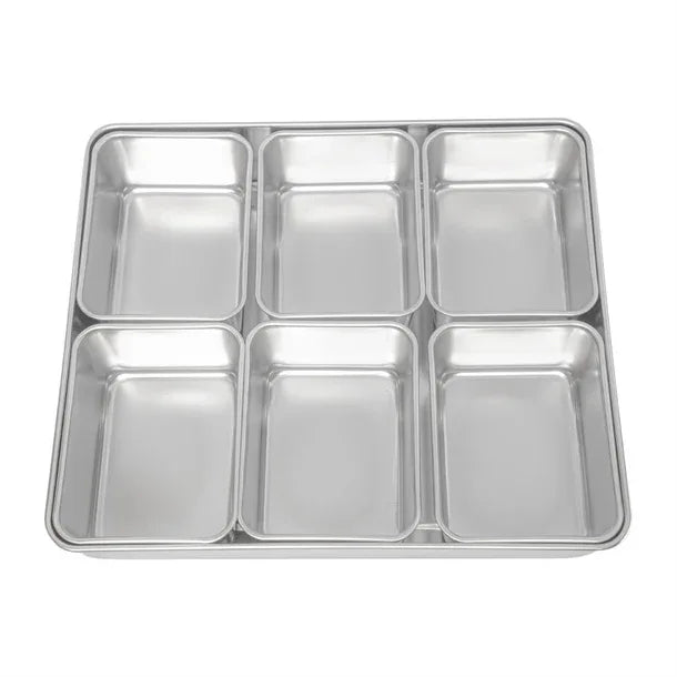 JA632 Clover Japanese Yakumi Pan Condiment Holder with 6 Large Inserts