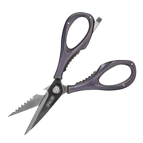 JA644 Sitra Japanese Crystal Chef Scissors Black