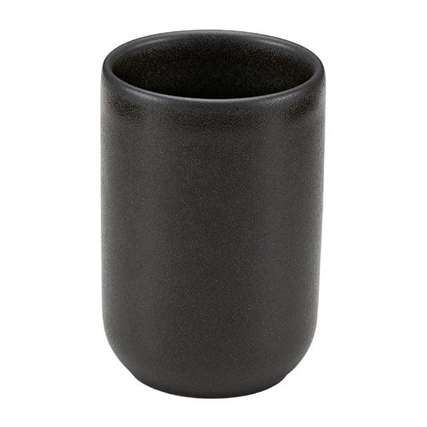 JA788 - Bauscher Elements Black Mugs No Handle 380ml/13.5oz (6 Pack)