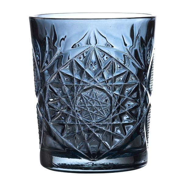 JA815 - Onis Hobstar Double Old Fashioned Glasses Blue 350ml/12oz (6 Pack)