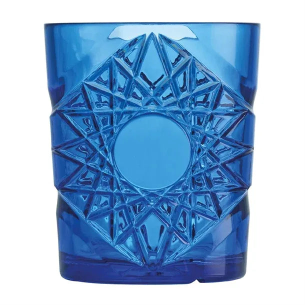 JA837 - glassFORever Premium Double Old Fashioned Glasses Aqua 350ml/12.25oz (24 Pack)