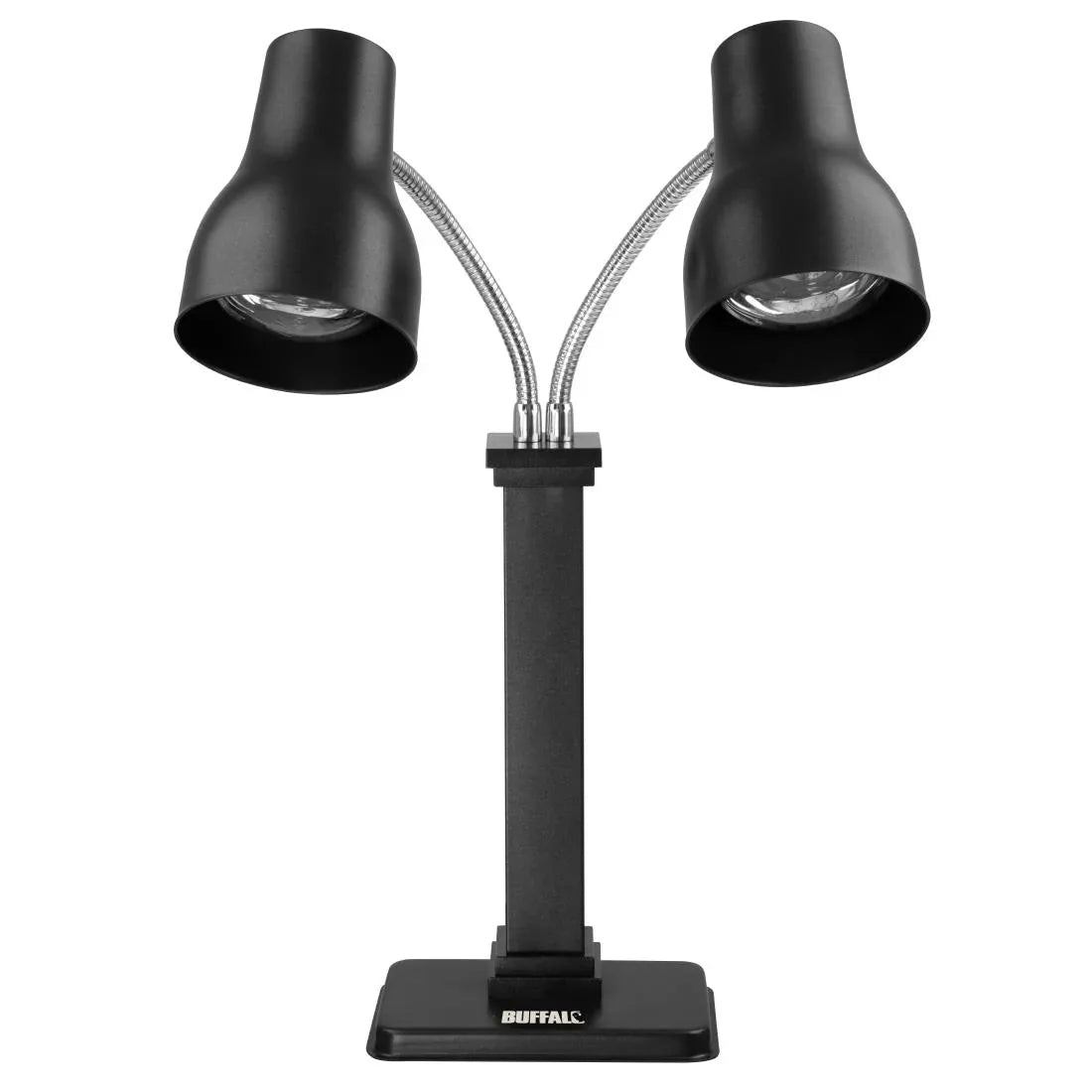 JA868 Double Food Warmer Heating Lamp – Matt Black