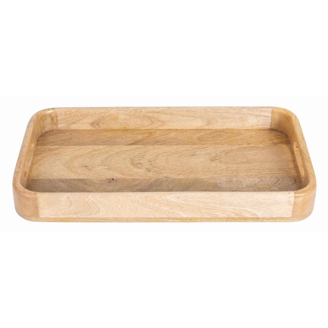 JA888 Olympia Mango Wood Rectangular Deep Sided Tray - 430x230x50mm