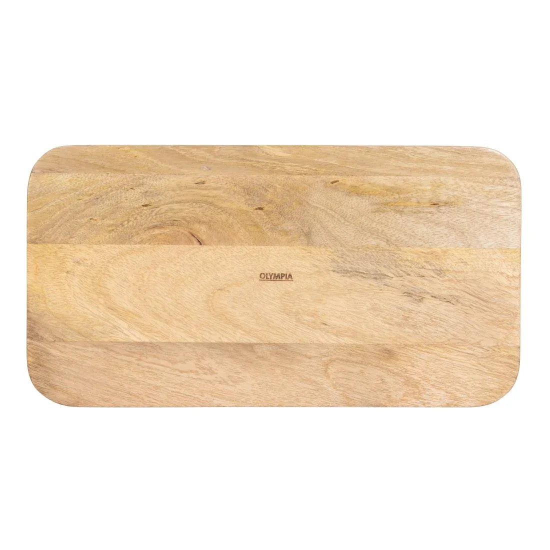 JA888 Olympia Mango Wood Rectangular Deep Sided Tray - 430x230x50mm