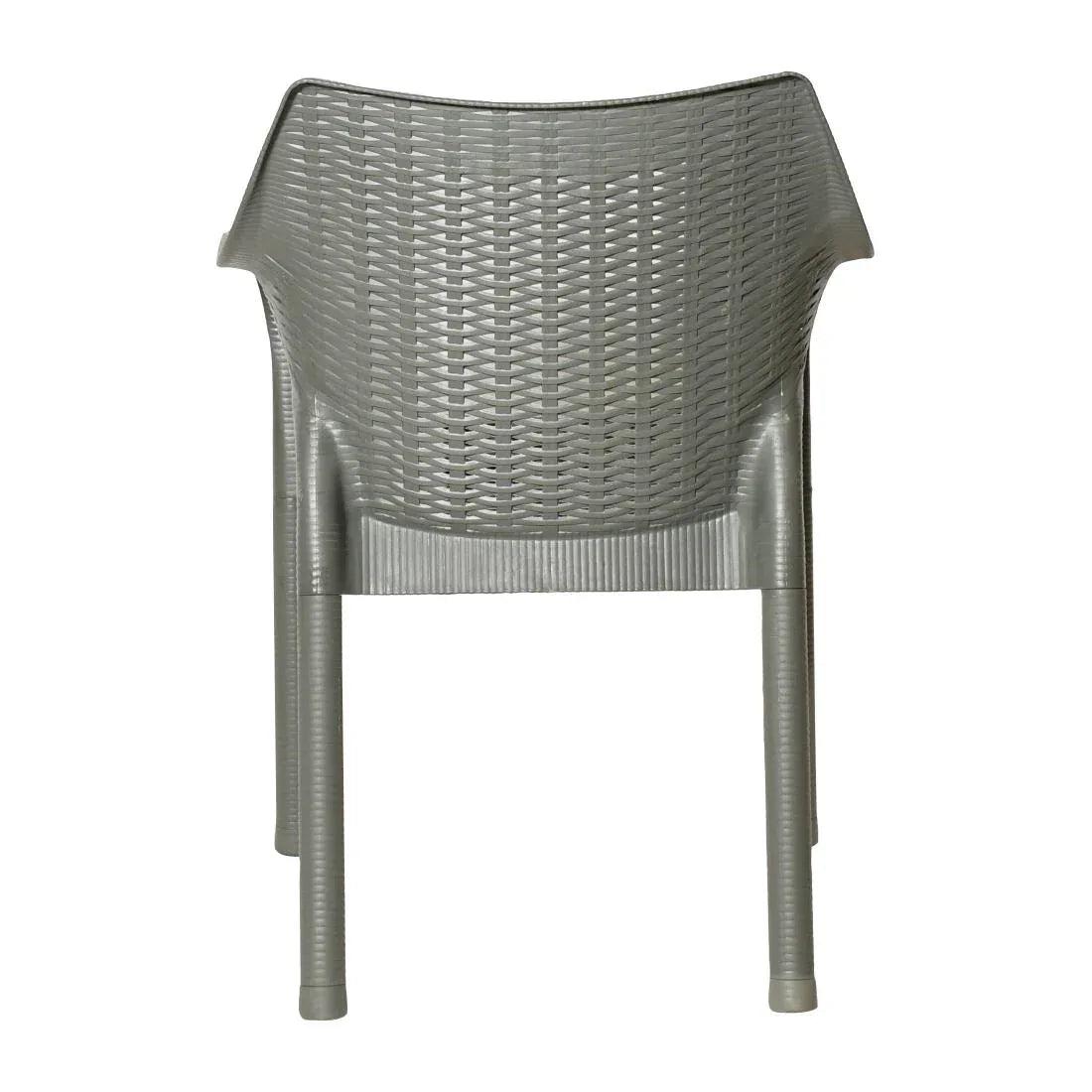 JA912 Bolero Elements Polypropylene Arm Chair Olive Green (Set 4)