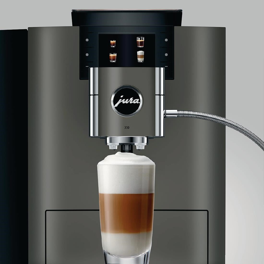 JA940 JURA Coffee Machine X10 Dark Inox
