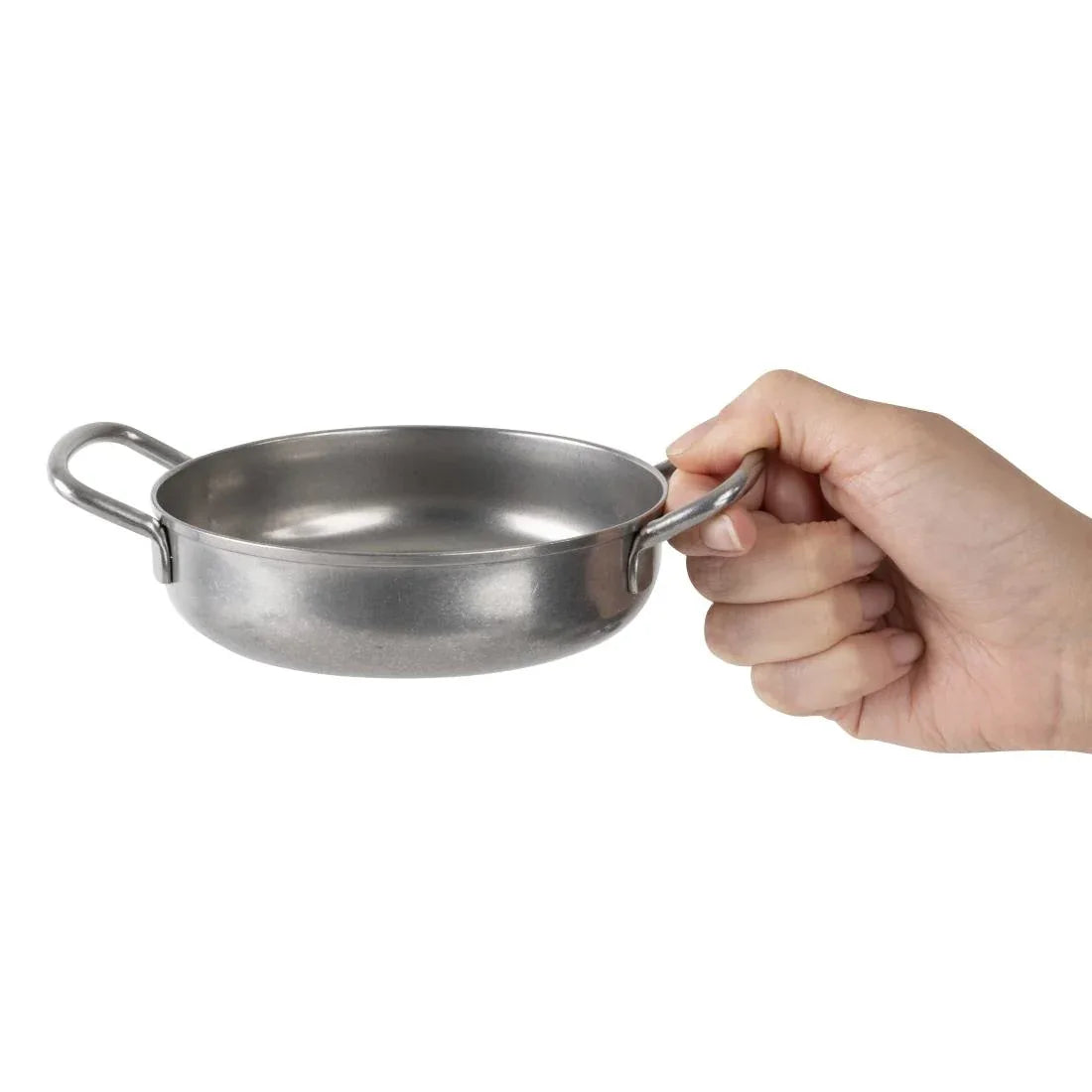 JA955 Olympia Table Presentation Vintage Double Handle Dish Stainless Steel - 125mm