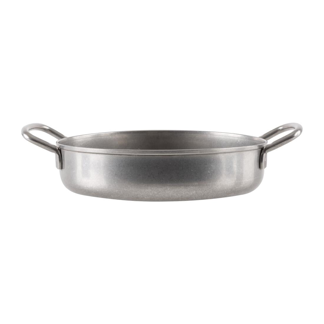 JA956 Olympia Table Presentation Vintage Double Handle Dish Stainless Steel - 150mm