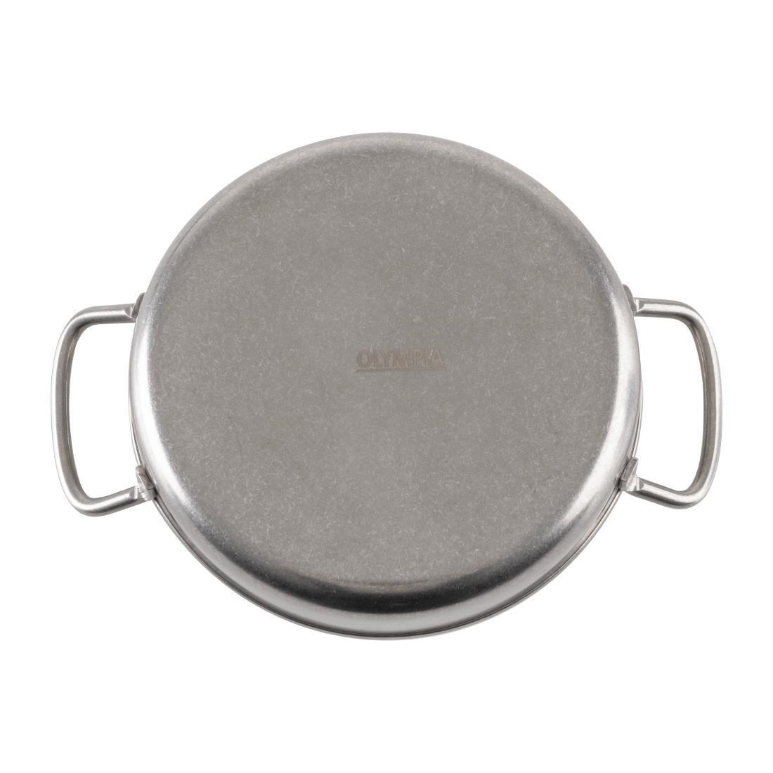 JA956 Olympia Table Presentation Vintage Double Handle Dish Stainless Steel - 150mm