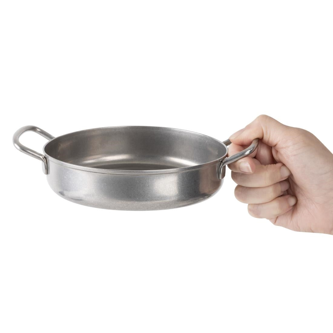 JA956 Olympia Table Presentation Vintage Double Handle Dish Stainless Steel - 150mm