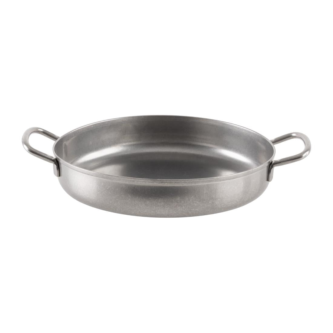 JA957 Olympia Table Presentation Vintage Double Handle Dish Stainless Steel - 180mm