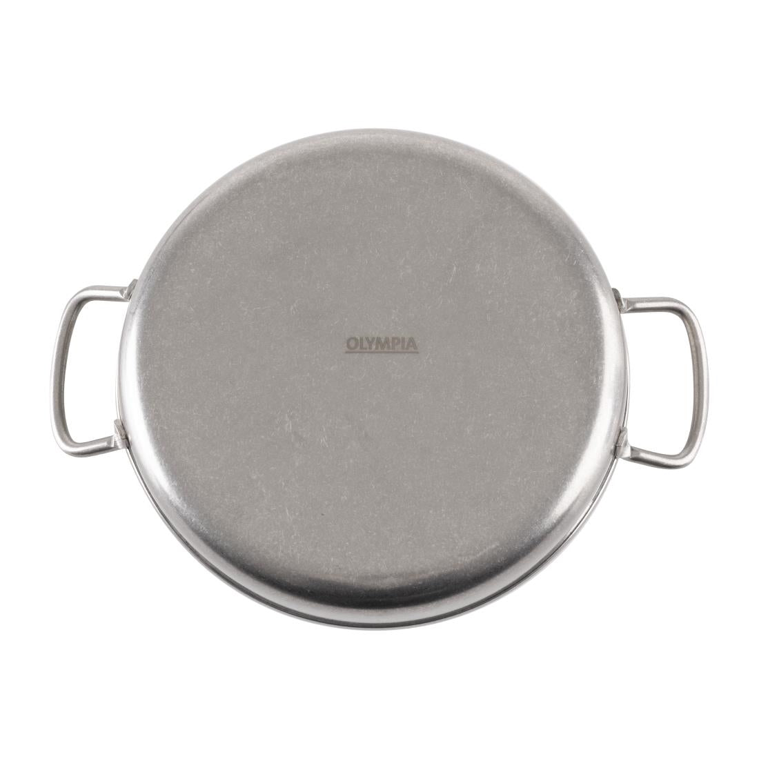 JA957 Olympia Table Presentation Vintage Double Handle Dish Stainless Steel - 180mm