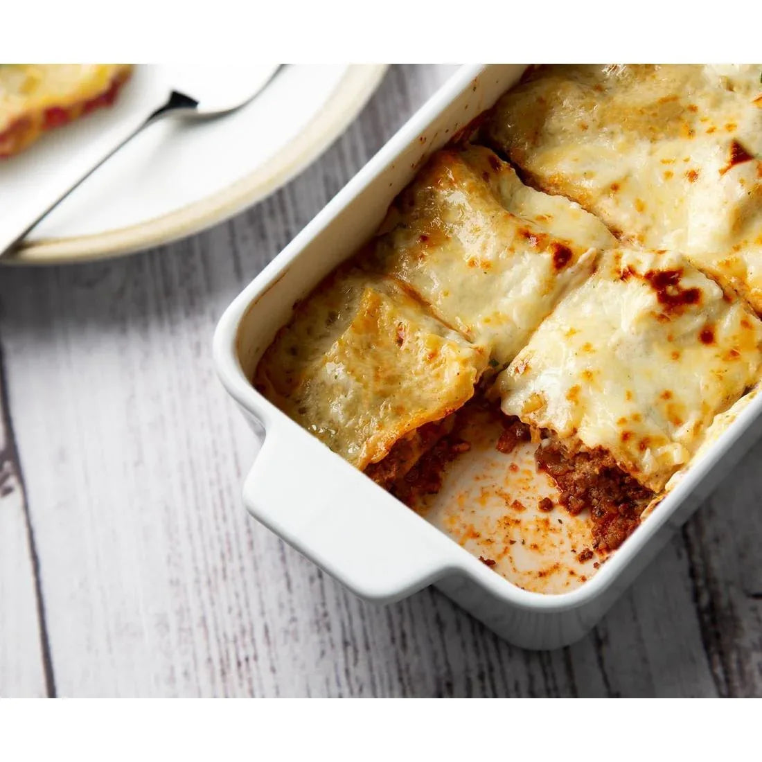 JA959 Olympia Whiteware Lasagne Dish - 200x110x45mm 480ml (Box 4)