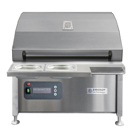 JA962 Synergy CharGo STCGO600 Chargrill Oven with Lid, Slow Cook Shelf & Garnish Rail Nat Gas