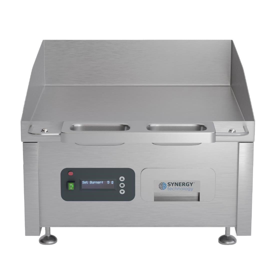 JA966 Synergy GRID600E-S Electric Griddle w/ Smooth Steel Top&Garnish Rail (Direct)