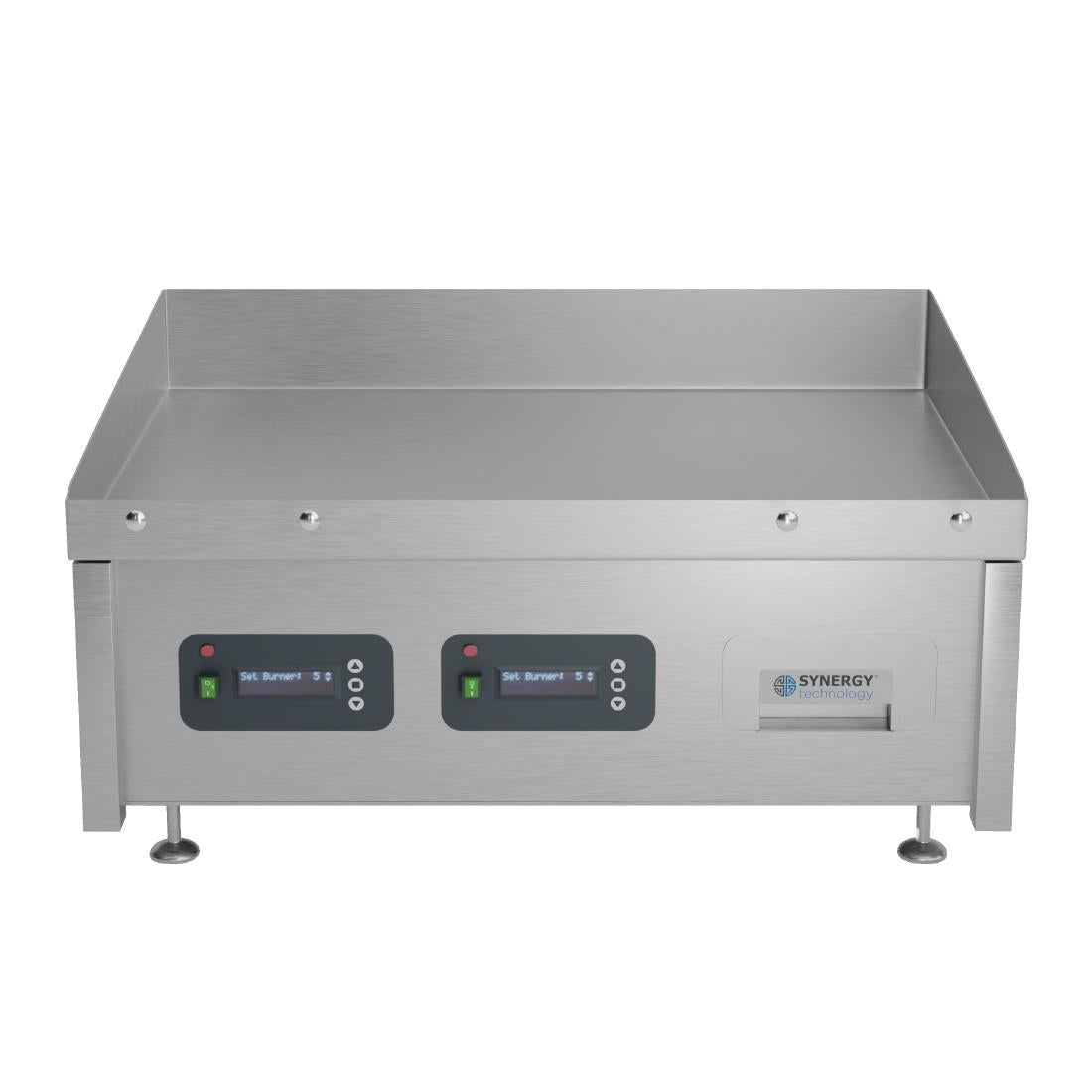 JA969 Synergy GRID900E-S Electric Griddle w/Smooth Steel Top & Garnish Rail (Direct)