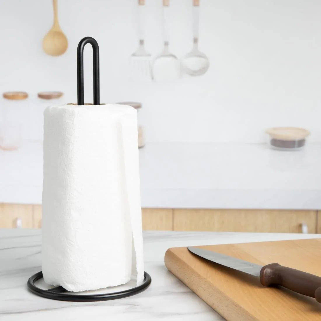 JA994 Jantex Kitchen Roll Holder – Black Finish