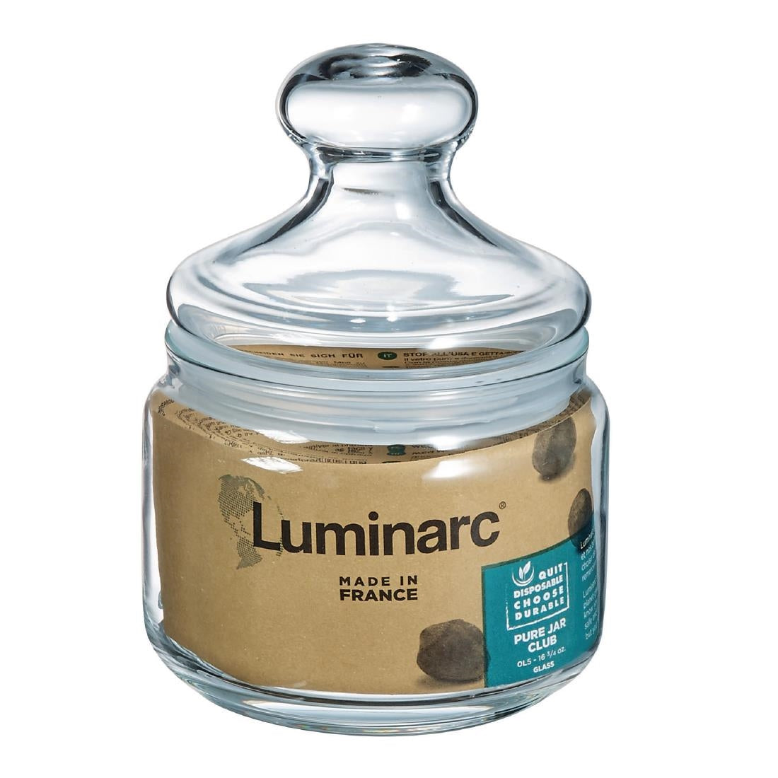 JB029 Luminarc Club Jar 500ml (6 Pack)
