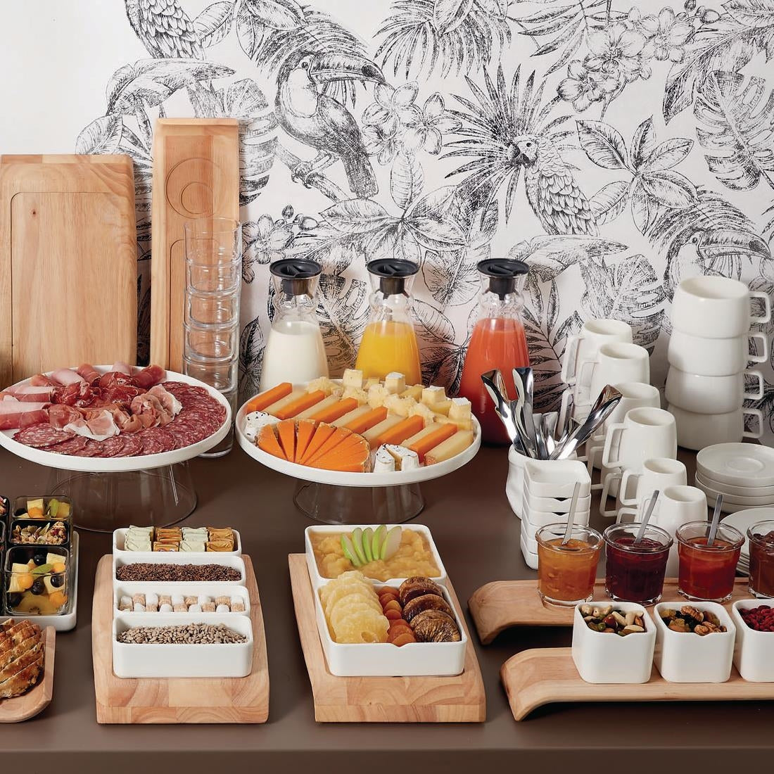 JB037 Arcoroc Fluid Carafe with Stopper 1Ltr (6 Pack)