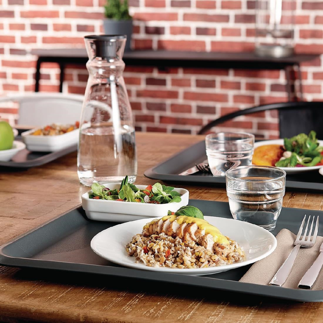 JB039 Arcoroc Fluid Carafe with Stopper 0.75Ltr (6 Pack)