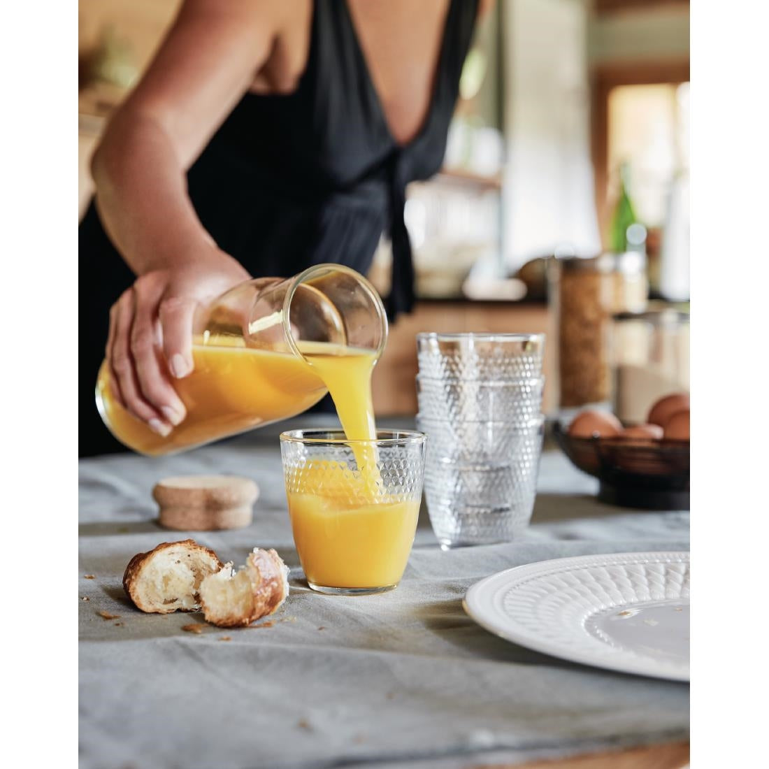 JB041 Luminarc Funambule Carafe 1Ltr (6 Pack)