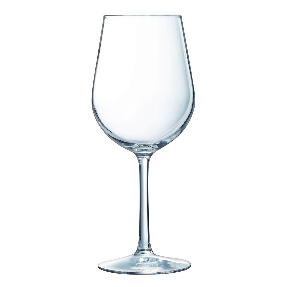 JB060 Arcoroc Domaine Wine Glasses 370ml LUKCA-NI at 175 & 250ml (24 Pack)
