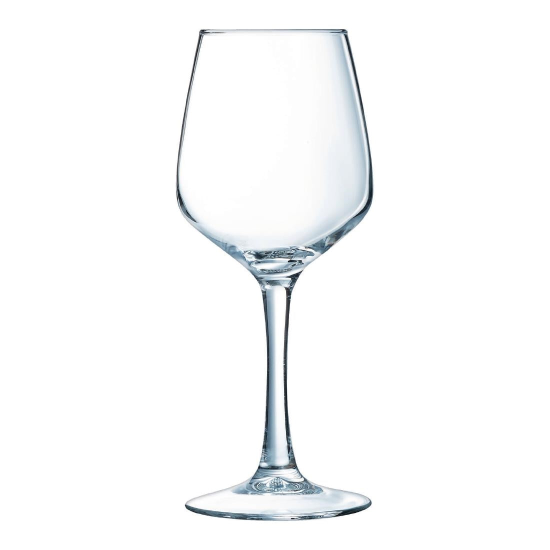 JB064 Arcoroc Lineal Wine Glasses 310ml LUKCA-NI at 250ml (24 Pack)
