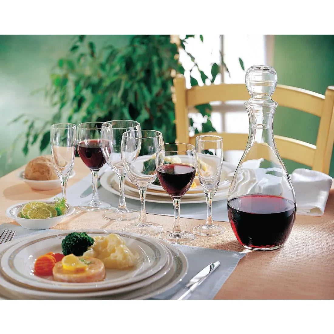JB073 Arcoroc Elegance Wine Glasses 190ml LUKCA-NI at 125ml (12 Pack)