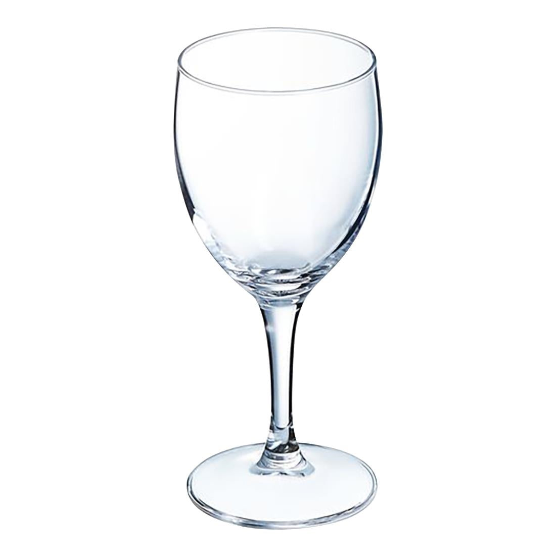 JB075 Arcoroc Elegance Wine Glasses 310ml LUKCA-NI at 175ml (12 Pack)